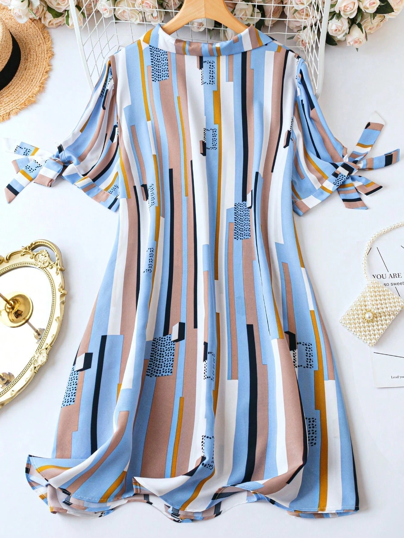 WesternStitch  GEO PRINTED TANK MIDI DRESS WesternStitch