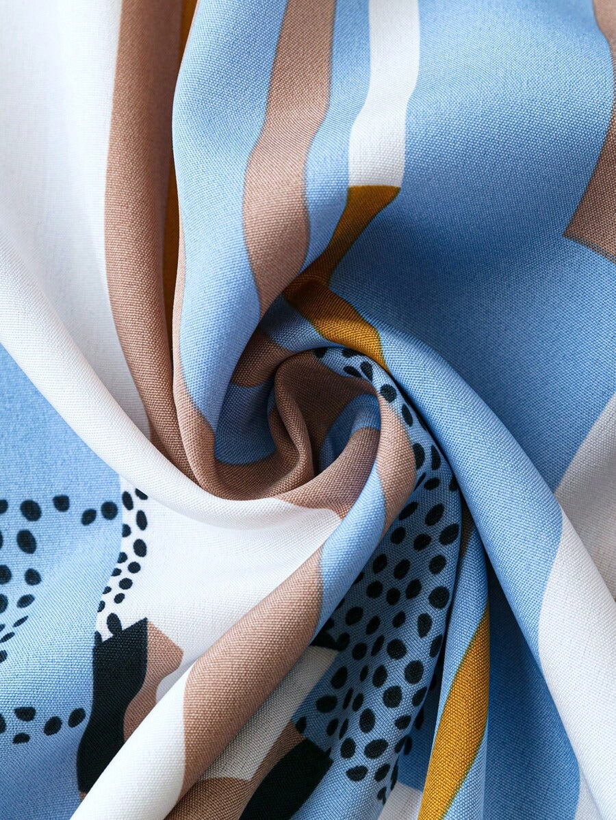 WesternStitch  GEO PRINTED TANK MIDI DRESS WesternStitch