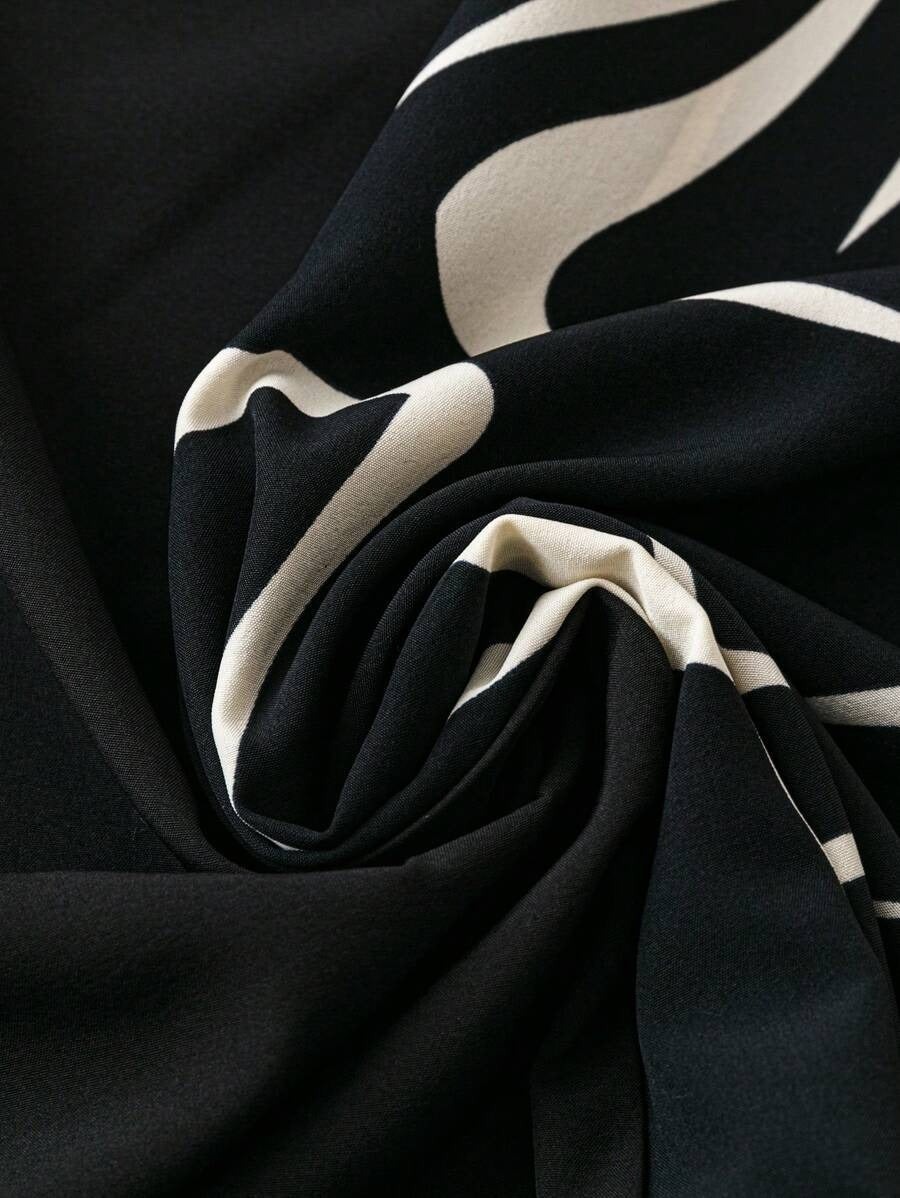 WesternStitch blaCK half Print Dress WesternStitch