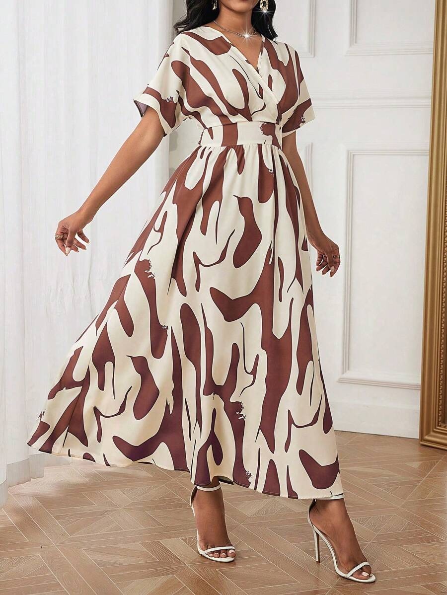 WesternStitch  GEO PRINTED MAXI DRESS WesternStitch