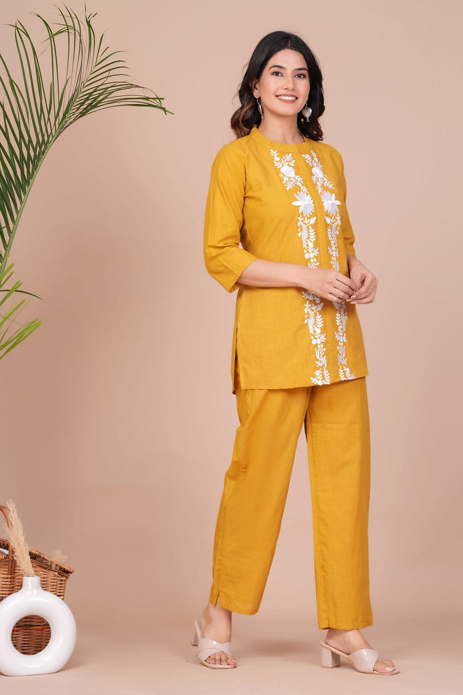WesternStitch Designer Yellow Co-Ord Set WesternStitch