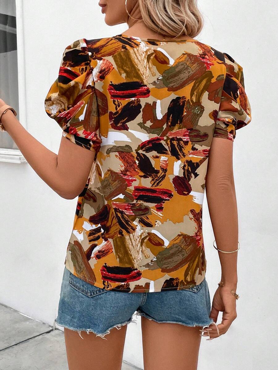 WesternStitchTrendy Women's Western Top with Artistic Vibes WesternLove