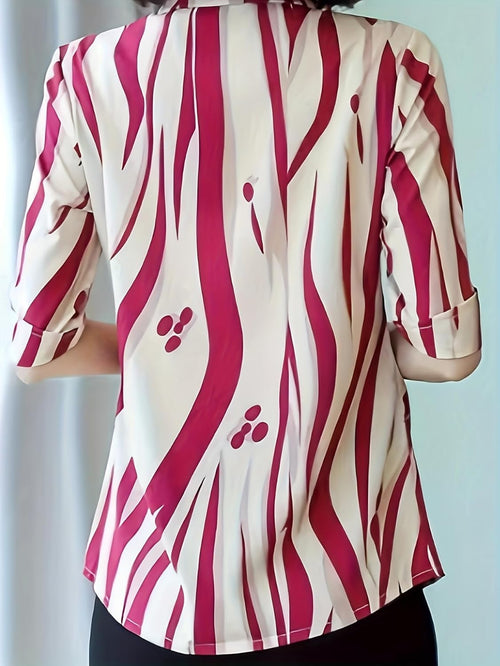 Designer Women's Printed Rayon Shirt Top WesternStitch