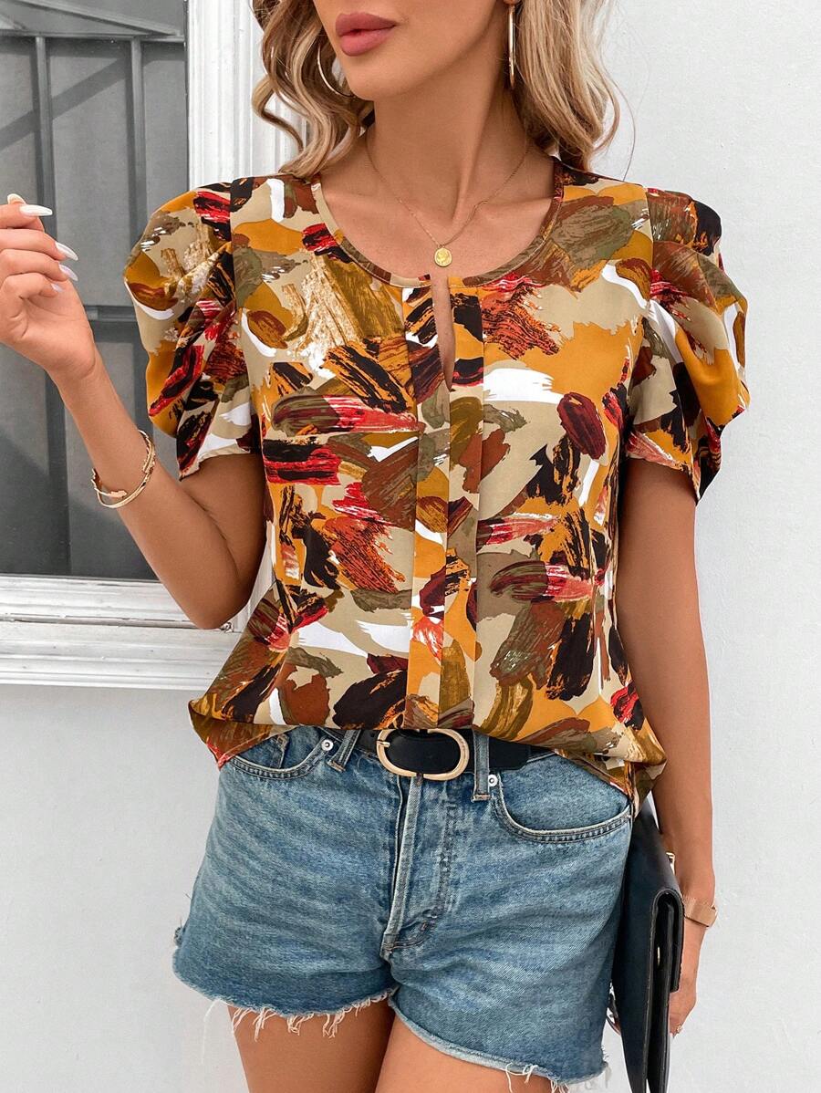 WesternStitchTrendy Women's Western Top with Artistic Vibes WesternLove